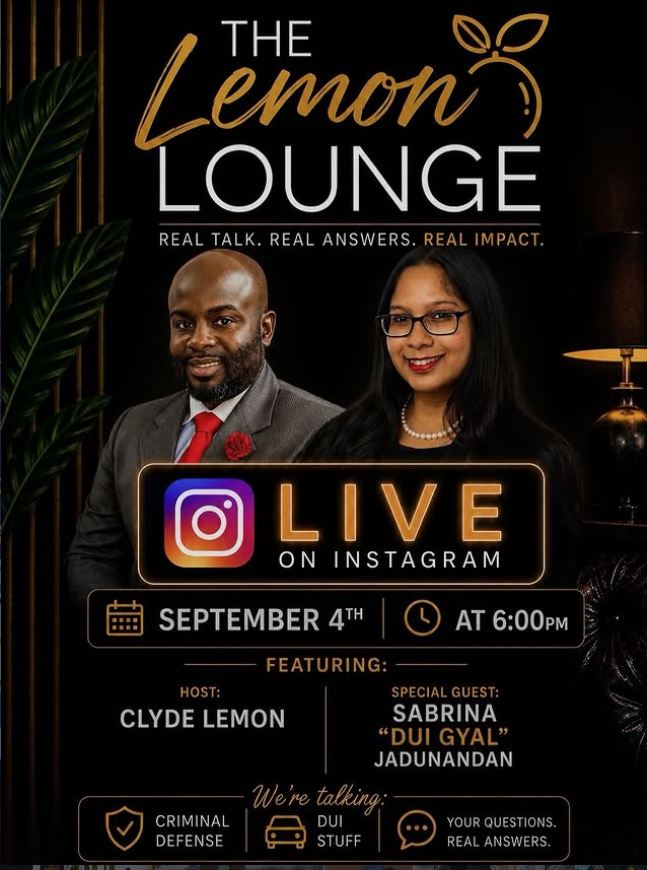 The Lemon Lounge appearance announcement
